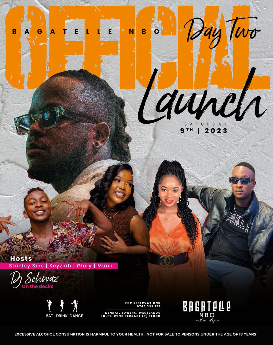 Day 2 of the official launch with the baddest dj in town. Wear your party pants and join in the fun 😊 #bagatellenboofficiallaunch