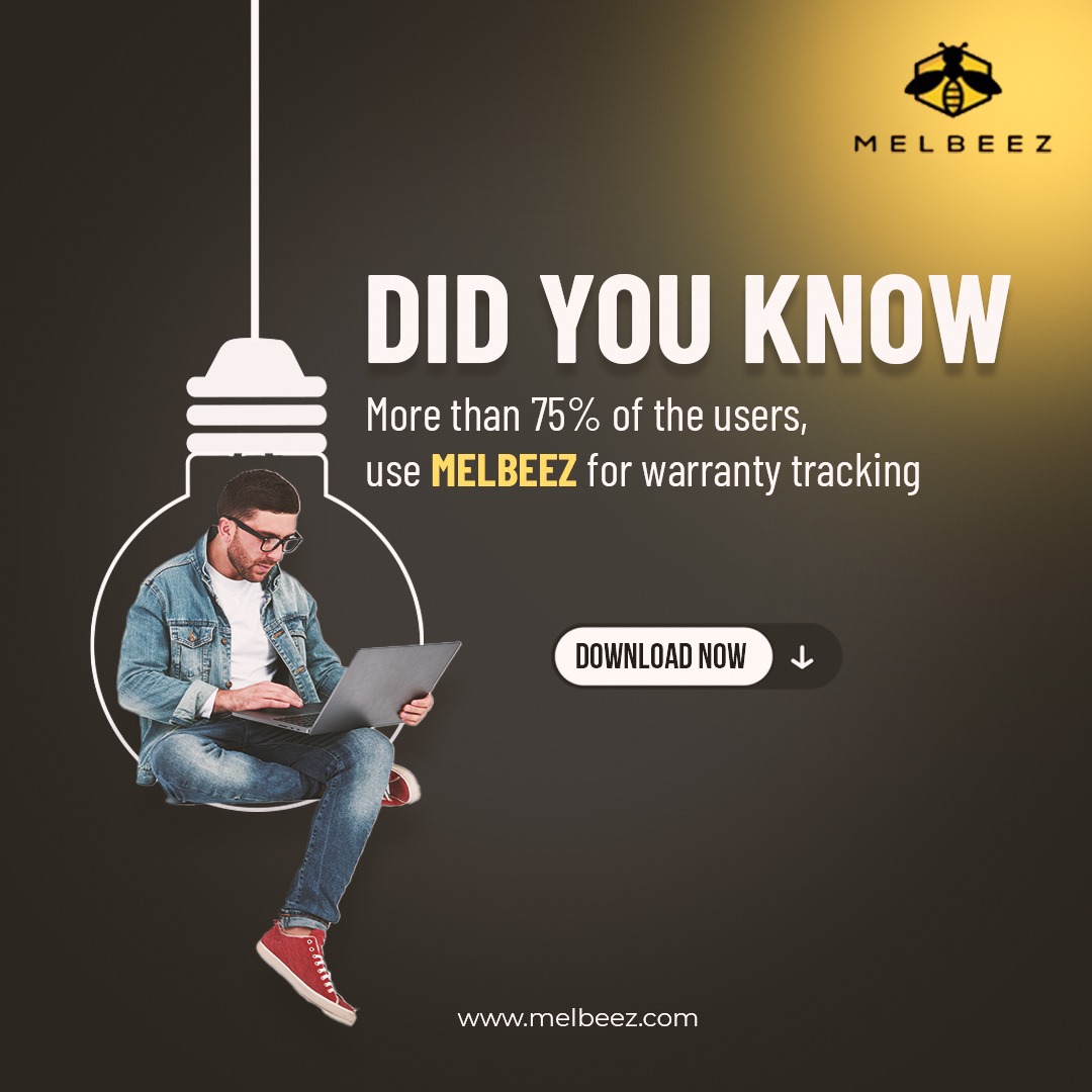 Discover why over 75% of users trust Melbeez for warranty tracking! Join the majority in hassle-free appliance management. 🌟

Download Melbeez: 
📱 App Store: apps.apple.com/in/app/melbeez… 📱 Google Play: play.google.com/store/apps/det…

#ApplianceCare #WarrantyTracker