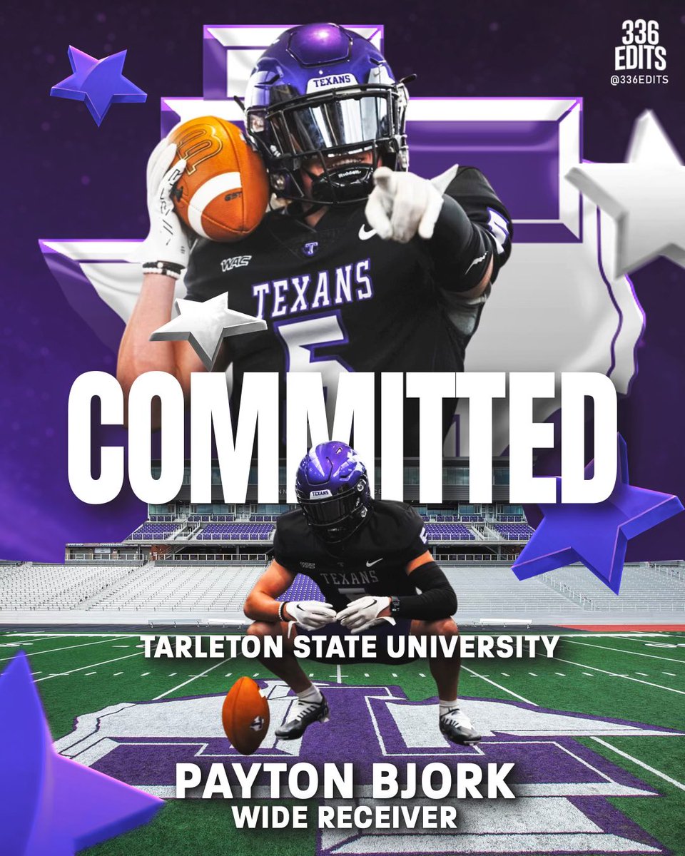 110% Committed 🟣⚫️ <a href="/TarletonFB/">Tarleton State Football</a>