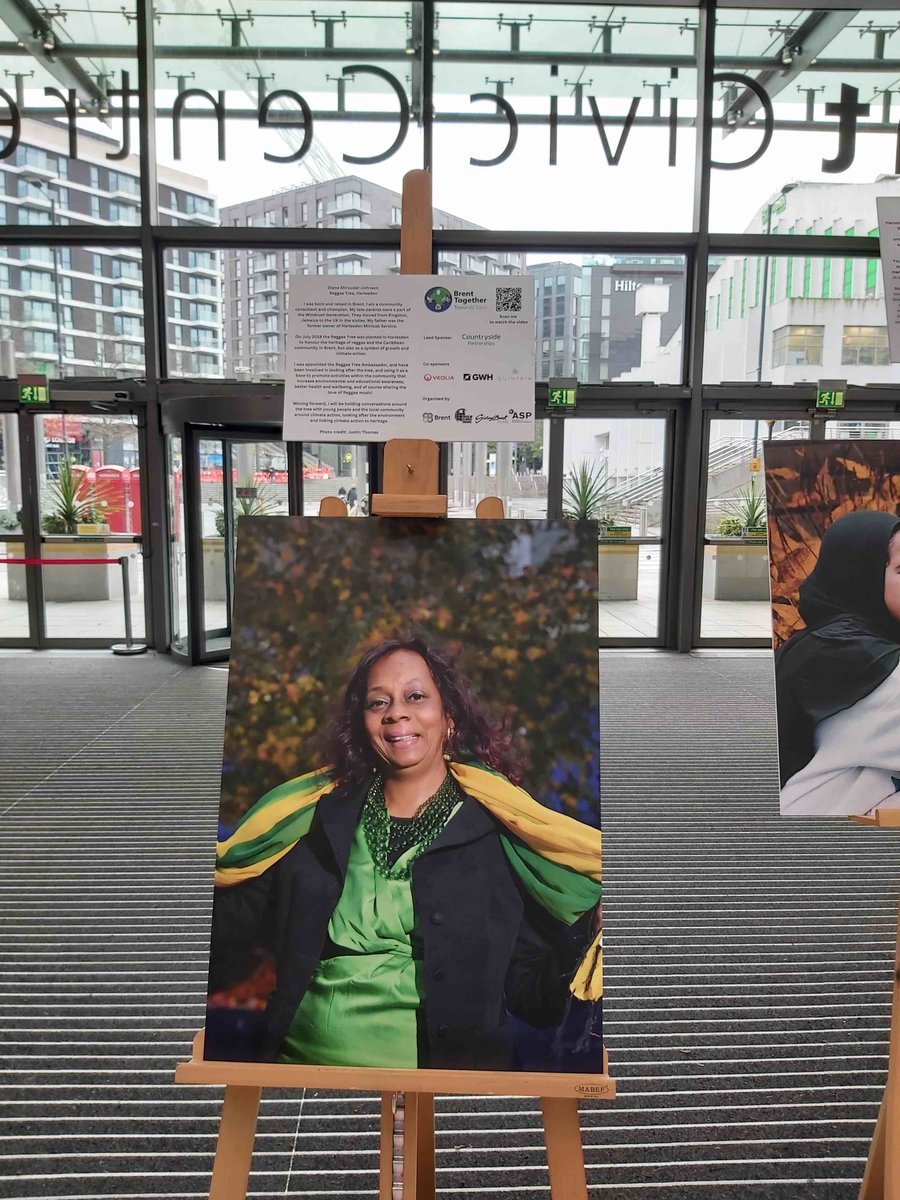 #TheReggaeTree Ambassador Diane honourred at Tuesday's Brent Climate Showcase at Brent Civic Centre @sereneone855