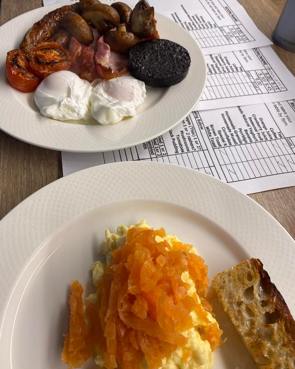 🏡🍴 Guests at Market Cross Guest House are treated to the perfect beginning of the day with a delectable breakfast! 🌷
aroundaboutbritain.co.uk/Northumberland… 
#GourmetExperience #QualityBreakfast #Guesthouse #Accommodation #WarmWelcome #Explore #Belford #Northumberland <a href="/Marketx_guest/">Market Cross Guest House</a>