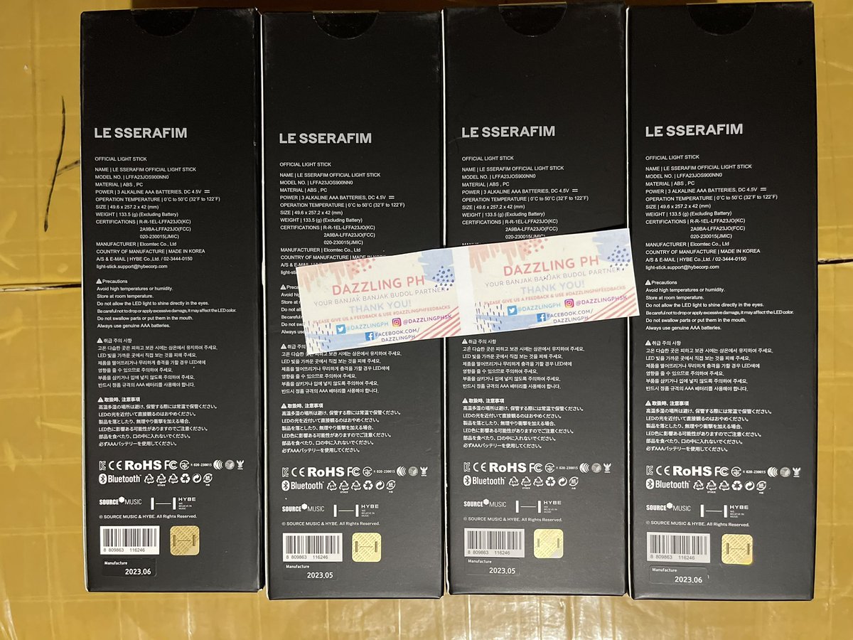 dazzlingph's tweet photo. [WTS/LFB] PLS HELP RT❗️
PH GO | #dazzlingPHGO✨🌸

LE SSERAFIM - OFFICIAL LIGHTSTICK

💸P2,500 + LSF

✅OFFICIAL
✅ONHAND 
✅READY TO SHIP

MOP: gcash/bank transfer
MOD:abest/sco

*limited pcs

sakura yujin chaewon kazuha eunchae https://t.co/KJmpWlwHS8