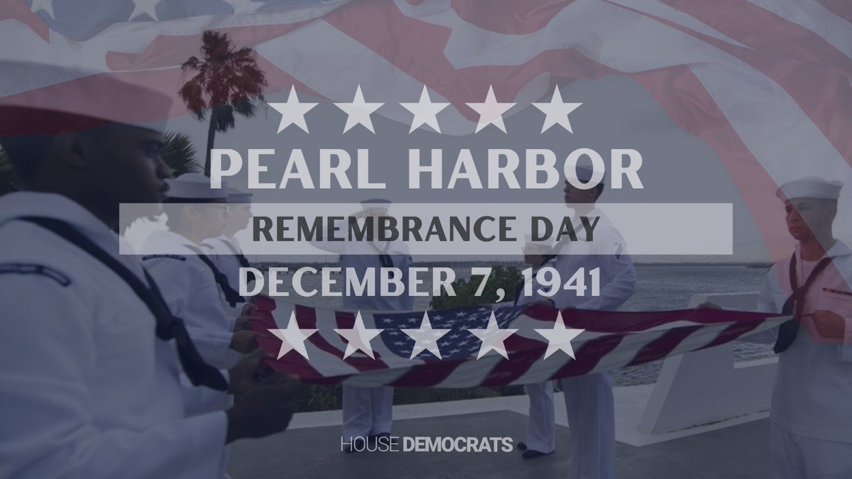 Today, we honor and remember the Americans whose lives were tragically lost in the attack on Pearl Harbor 82 years ago, a date which will live in infamy.