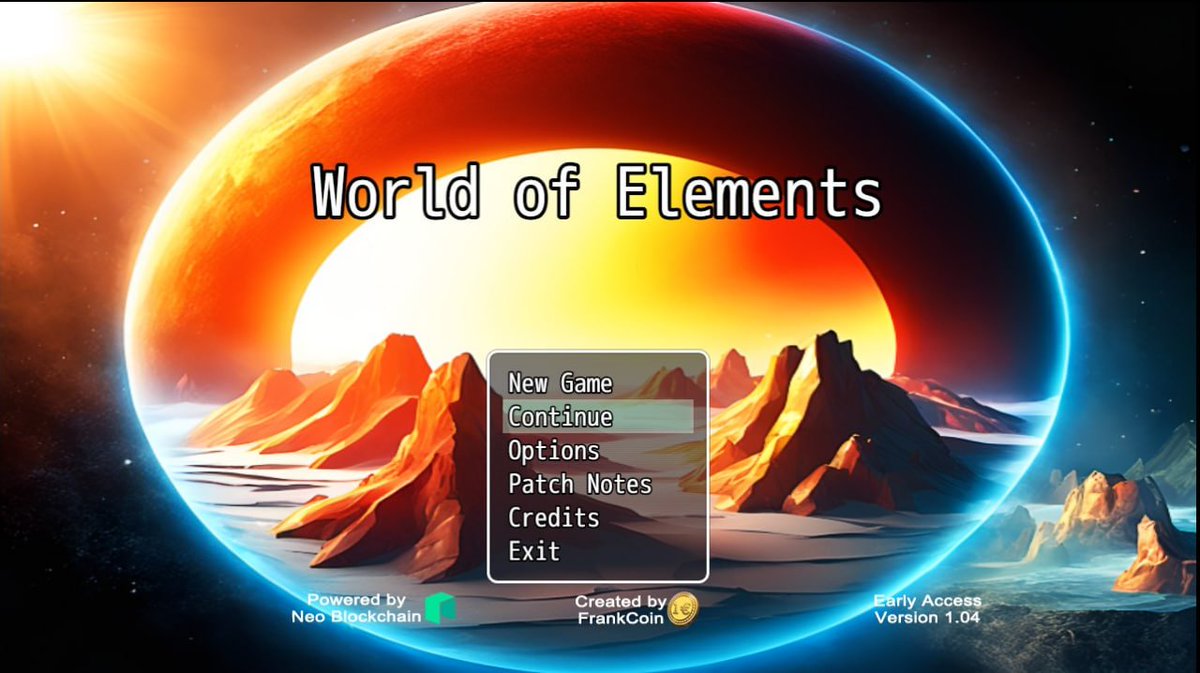 FrankCoin_Neo's tweet photo. Greetings FrankCoin/Crypto/Games community 😉,
we are very proud to present the next update of our game "World of Elements".
Playable on: https://t.co/FyJQQaryyN
= Now a full browser game
= For mobile, PC and all other devices with a browser (I guess 😁)
Just a very short summary:
- #NEO CRYPTO INTEGRATION
* The long awaited integration of the Neo blockchain is here!
* Create a new Neo wallet address or use your existing one
* Make use of your FrankCoin NFTs! Speak to a special NPC, tell him your GhostMarketID of your NFT and get a surprise!
* Withdraw your FrankCoins at specific times (currently 2 x 100 $frank possible)
—-> Still being worked on, it´s just the first step of the Neo integration! <——
- Improved Item-Drop-System
- Mobile Controls added
- New Screen Resolution: 1280x720
- Profession-System added (Fishing, Cooking, Alchemy)
- A lot of bug fixes and performance improvements
It´s been a lot of work and there´s still a lot of work ahead of us, but we hope you´ll have fun with our new update.
#F2P #P2E #GameFi