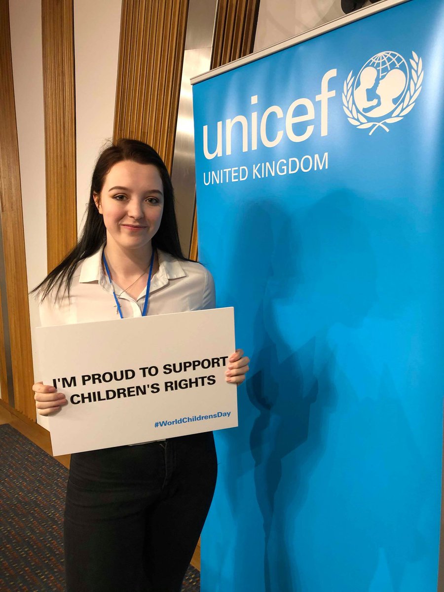Feeling my age - I was part of the SYP cohort who chose the UNCRC campaign back when I was 16! Absolutely mental to now be studying my LLM in International Human Rights Law 😭

18yo Sarah (see below) would be so excited to see we finally reached this point! #UNCRCScotland