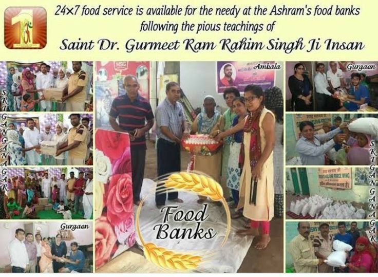 KavitaInsan93's tweet photo. With the aim of not letting anyone to sleep hungry, millions of disciples keep fast for one day, under the guidance of Saint Ram Rahim Ji & donate that day's ration through food banks to help the needy.
#FastForNobleCause
Food Bank https://t.co/Dyooi3aRLR