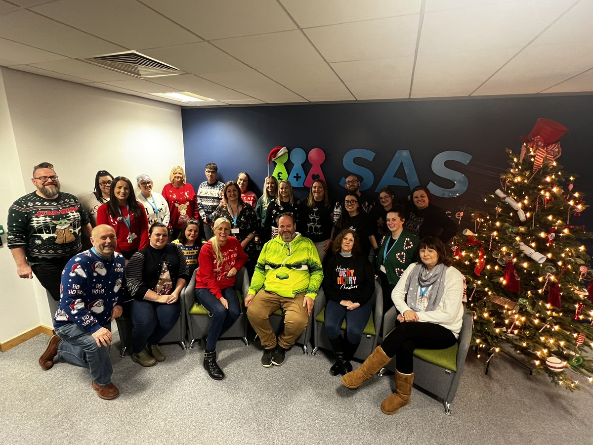 We've been in the festive spirit today here at SAS for <a href="/savechildrenuk/">Save the Children UK</a> #ChristmasJumperDay2023 🎄

A huge THANK YOU to our amazing staff, we have raised a grand total of £515.00! 👏

If your jumper day is still to come, we hope you have a great day! 🥳