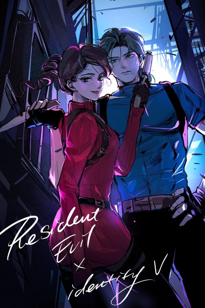 SherryYou15's tweet photo. These two remind me of leon and ada from resident evil hahaha
#naibmartha  #IdentityVfanart #傭空 https://t.co/7pmNj7uyVl