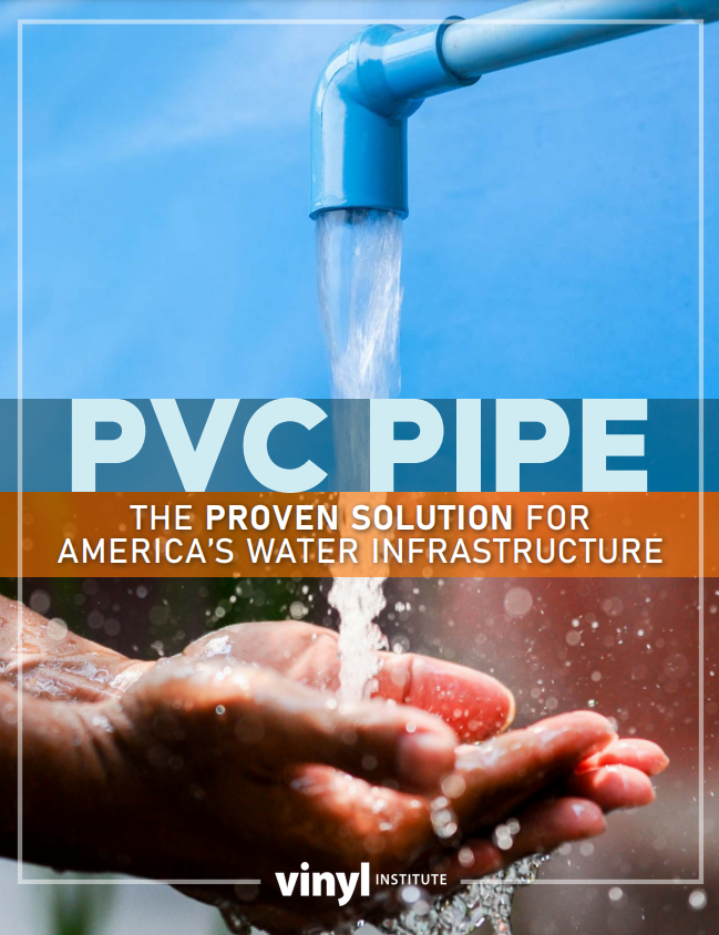 We're glad to see that the Biden Administration is prioritizing clean water access for every American. Replacing lead service lines is a great decision - and we hope they make the right choice by using PVC pipe, the best choice for water infrastructure. vinylinfo.org/uses/pvc-pipe-…