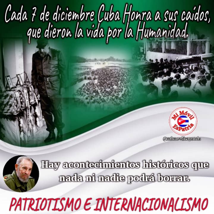 Rendir tributo a los hombres de bien, también forma parte de nuestras tradiciones y más a los que han caído en el cumplimiento del deber con la patria.
#CubaViveEnSuHustoria