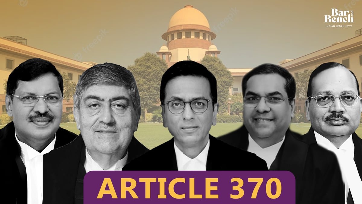 barandbench's tweet photo. #BREAKING Supreme Court to DELIVER VERDICT in #Article370 case on December 11, 2023 MONDAY https://t.co/BeAhpzSkkl
