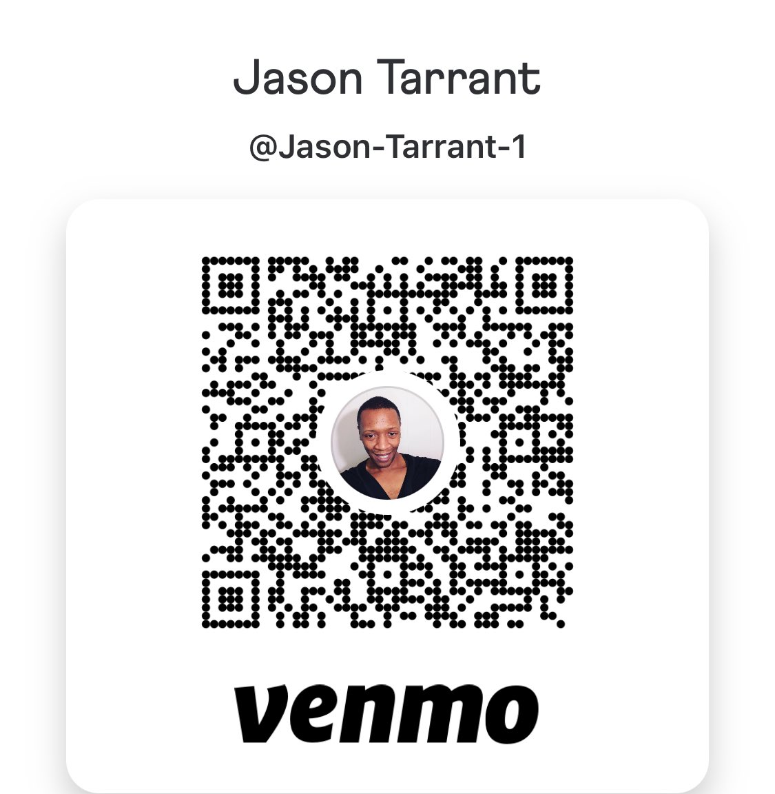 TarrantWilliam's tweet photo. @Venmo https://t.co/1cqsFBK9C5