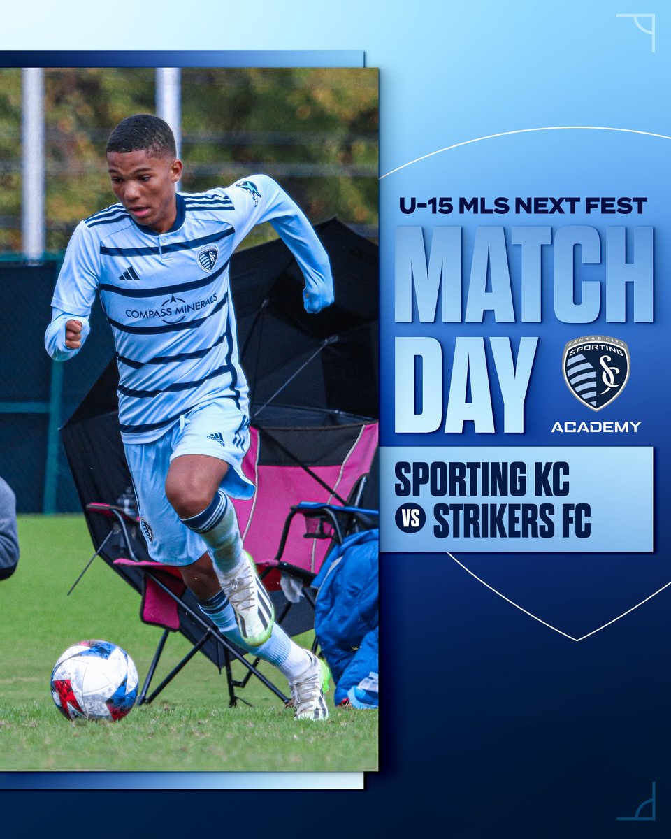 It's Fest time for our 15s!

Their first of three #MLSNEXTFest matches kicks off this afternoon against Strikers FC!

#SportingKC | <a href="/MLSNEXT/">MLS NEXT</a>