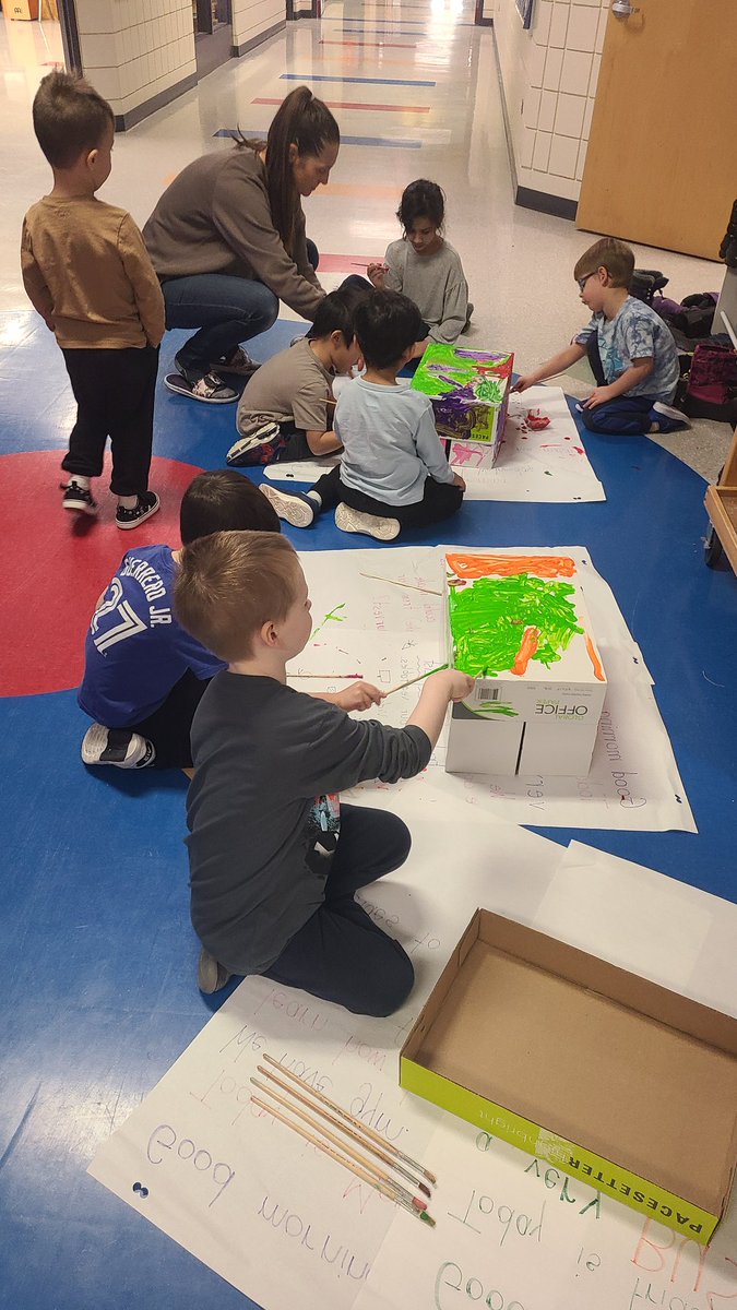 Ks painting their library