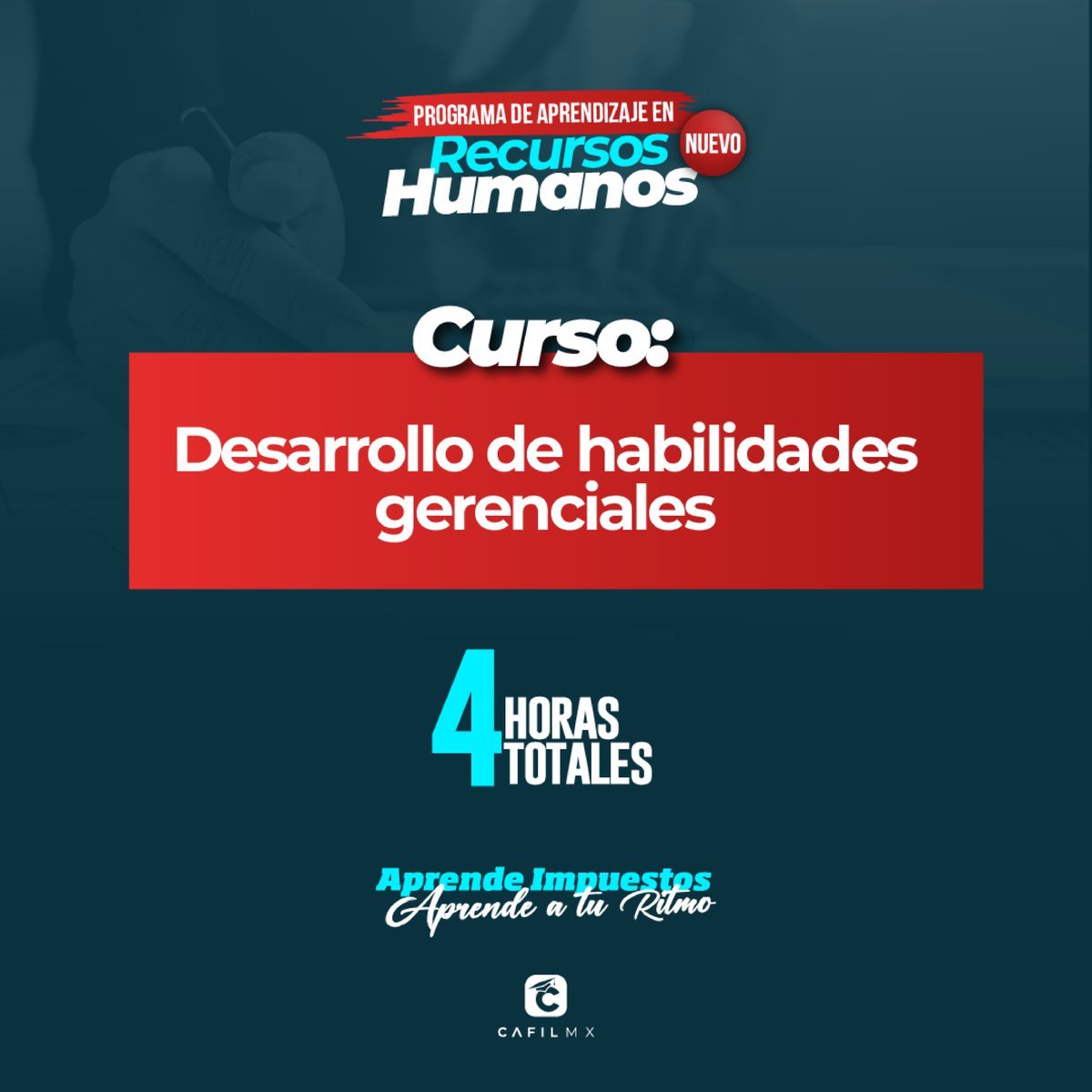 ¡Inicia el 𝟮𝟬𝟮𝟰 siendo un experto en 𝗥𝗲𝗰𝘂𝗿𝘀𝗼𝘀 𝗛𝘂𝗺𝗮𝗻𝗼𝘀! 😎📅

Inscripciones abiertas para nuestros cursos de enero 2024 a precio del año anterior, por tiempo limitado.

👇 Elige tu curso y da click en el enlace 🔗 wa.link/1nf0o0