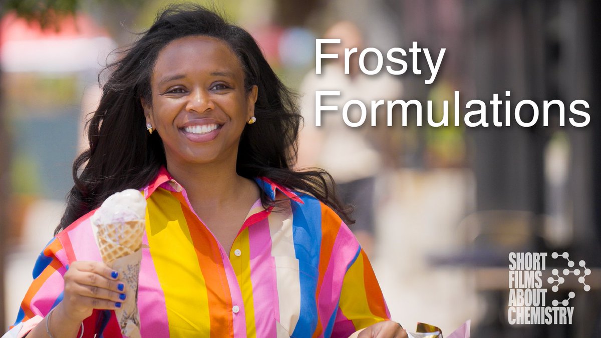 chemistryshorts's tweet photo. Ice cream is made up of dairy, sugar, flavorings, and chemistry!

In our newest film, "Frosty Formulations," Dr. @MayaWarren explains the surprising science behind one of the world’s favorite desserts.

https://t.co/QKx6JmbAJr https://t.co/wp1vM98E8r