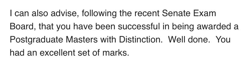 I now officially have a Masters degree!