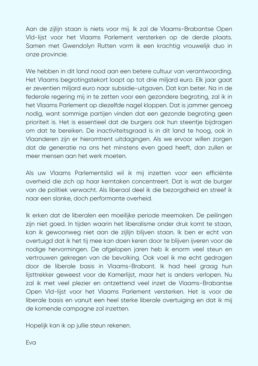 Eva De Bleeker tweet media