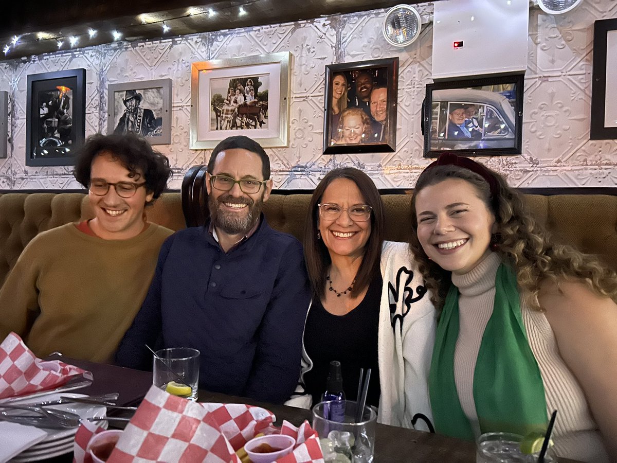 Cambridge UP holiday party last night. Extremely fortunate to work (&amp; celebrate) with these 🔥editorial colleagues. <a href="/RBlaifeder/">Rachel Blaifeder</a> <a href="/matthewgallaway/">Matthew Gallaway</a> <a href="/acerra_stephen/">Stephen Acerra</a>