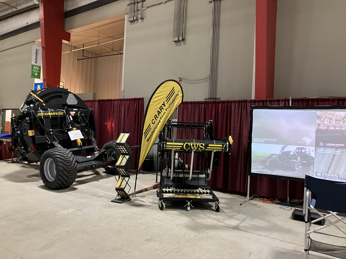 CraryAg's tweet photo. It's the last day to catch us at the Nebraska Ag Expo in Lincoln! Stop by, say hi, and see the Revolution Ditcher on display!
.
.
#Crary #CraryAg #ag #tradeshow #agriculture #NEAgExpo https://t.co/49VWUuHo3O