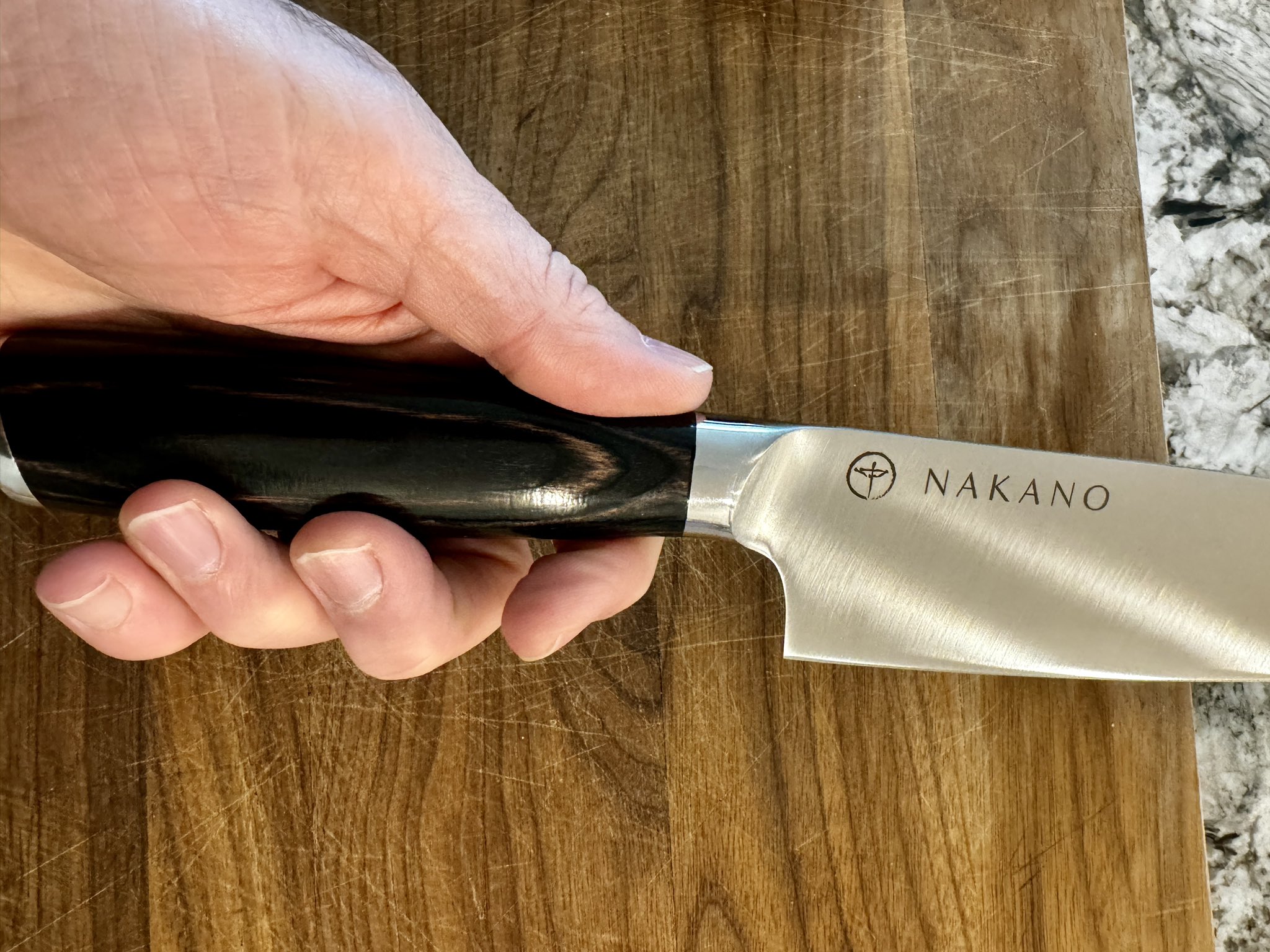 James Walker on X: I ordered a Nakano chef's knife to go with my