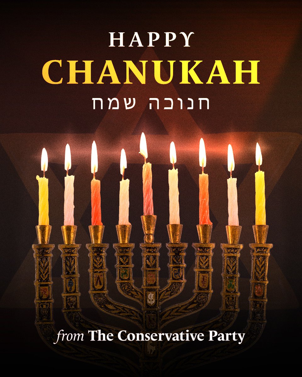 Happy Chanukah to Jewish communities celebrating in the UK and around the world. Chag Chanukah Sameach!