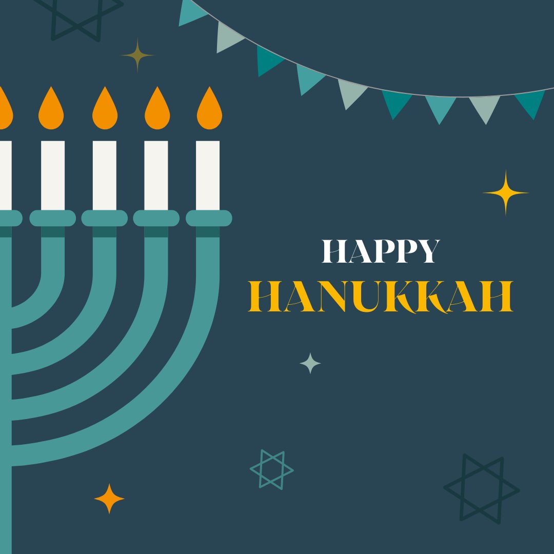 SperlingInterac's tweet image. Happy Hanukkah! May your candles burn bright this season.