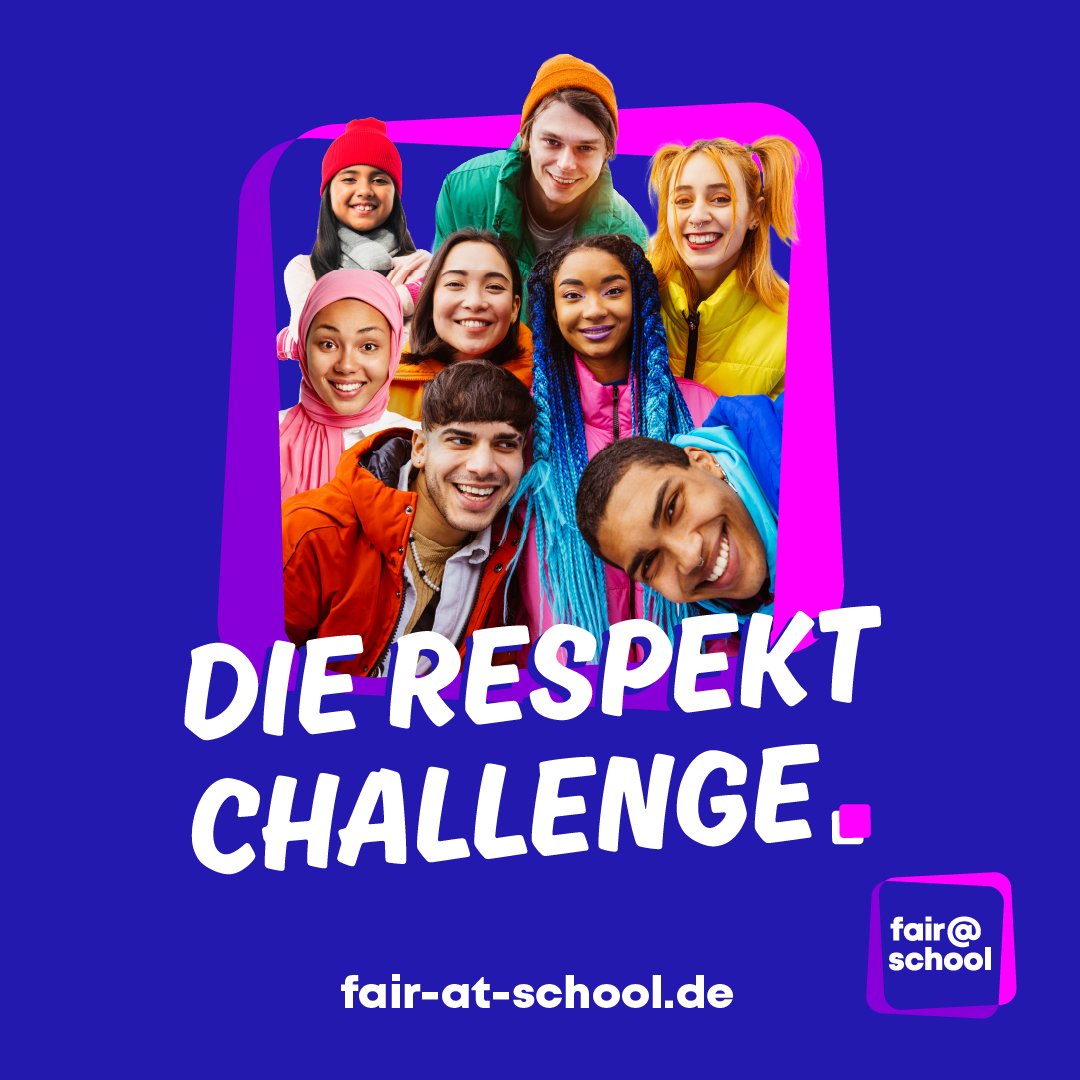 Neues Jahr, neue Chance: Es s startet wieder der Schulwettbewerb fair@school. Wir suchen bundesweit nach Schulprojekten, die sich für mehr #Respekt, #Chancengleichheit, #Vielfalt und gegen #Diskriminierung einsetzen. Jetzt bewerben: fair-at-school.de
