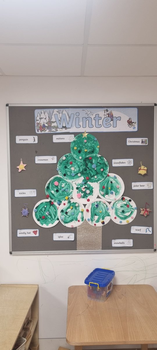 What a wonderful Christmas tree the children have made in the Nest <a href="/kestrelmead/">Kestrel Mead Primary Academy</a> #kestrelinclusion