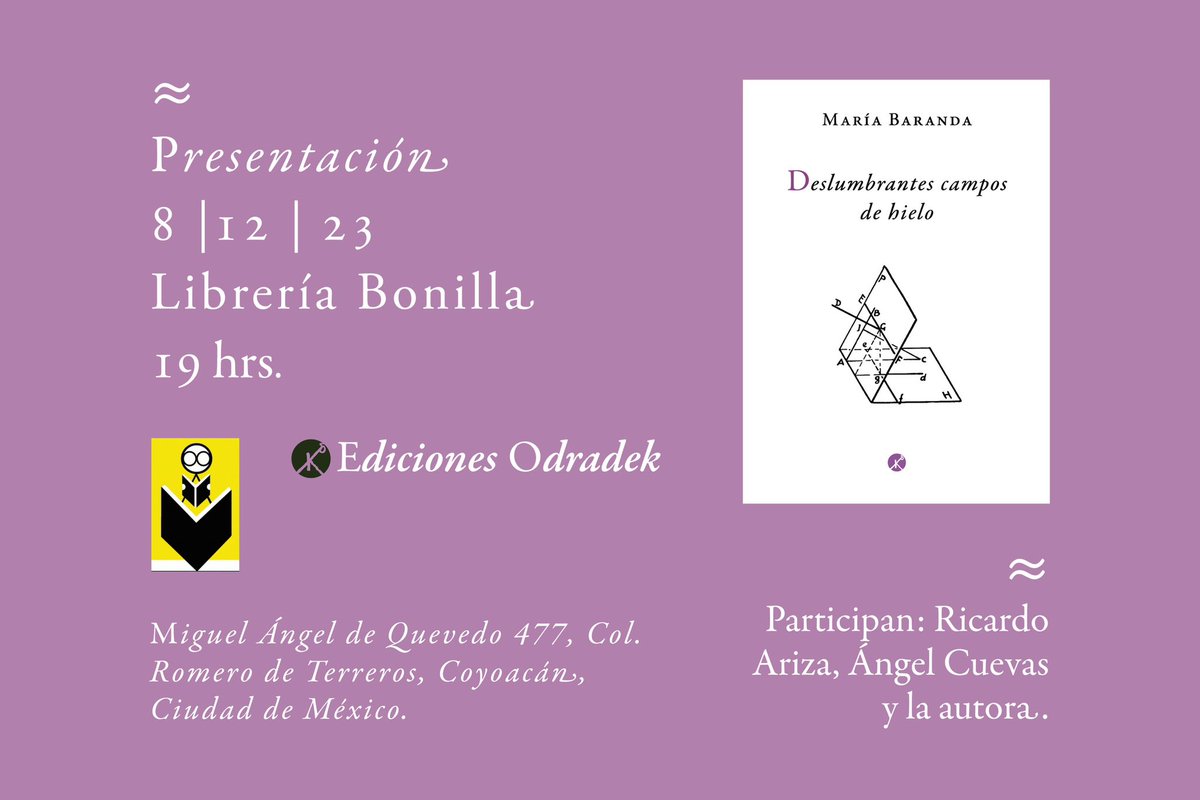 Ediciones Odradek tweet media