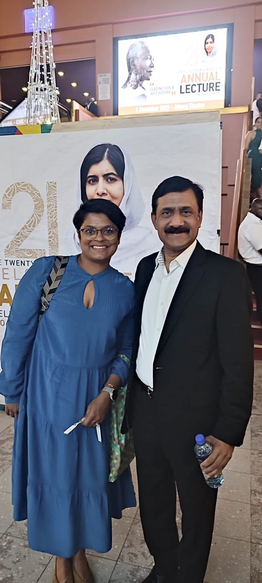 An honour to have met <a href="/ZiauddinY/">Ziauddin Yousafzai</a> at the #NMAL2023. I have followed <a href="/Malala/">Malala Yousafzai</a> since 2012 &amp; have held great admiration for her amazing dad who has been a champion for education for girls and human rights. Humbled, grateful, inspired.