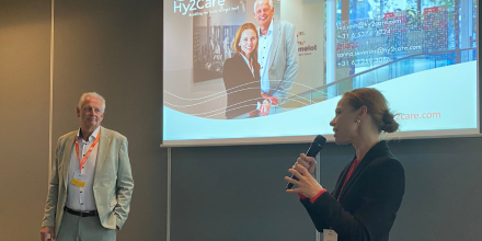 This week, Sanna Severins (COO Hy2Care®) and Leo Smit (CEO Hy2Care®) were present at the HealthTech Investor Summit (Buges), sharing the story of Hy2Care’s CartRevive™ hydrogel implant, a game-changer in the long-standing clinical challenge of lasting #cacartilagerepair