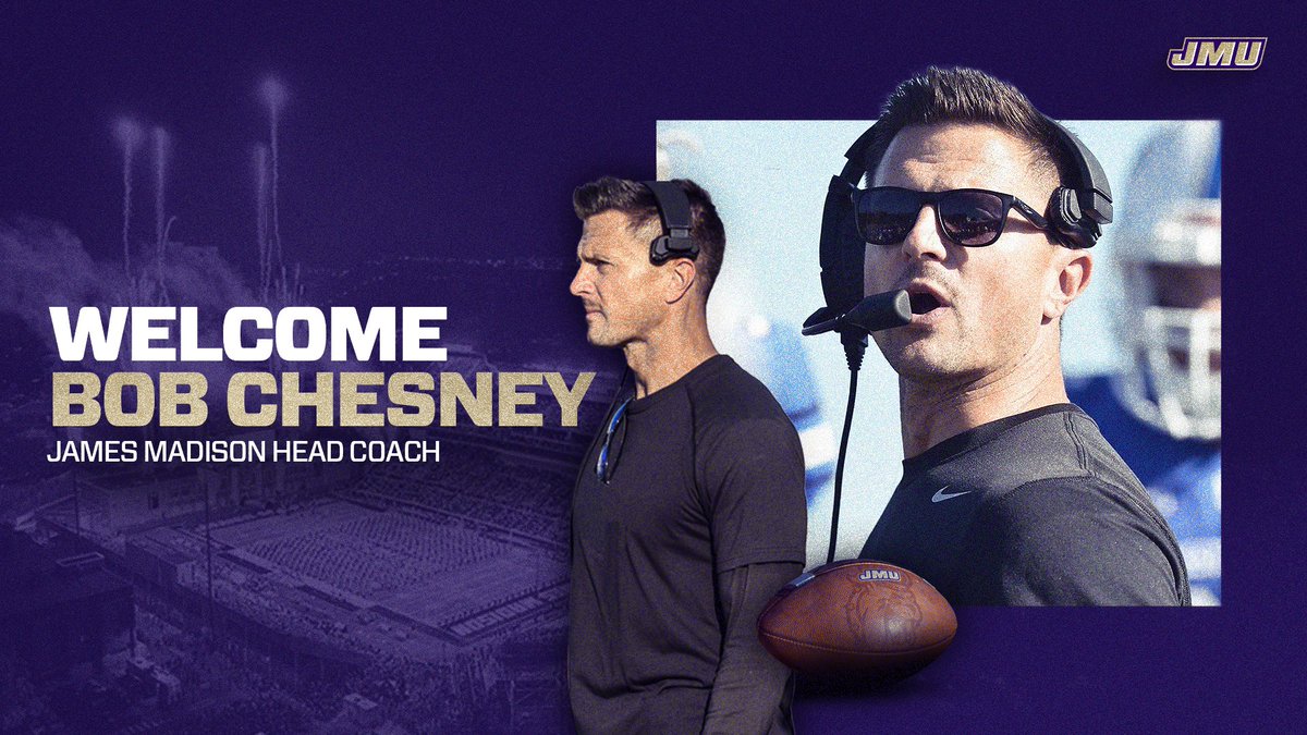 Let's welcome our new head coach, Bob Chesney! 📰 bit.ly/3TiwHej #GoDukes