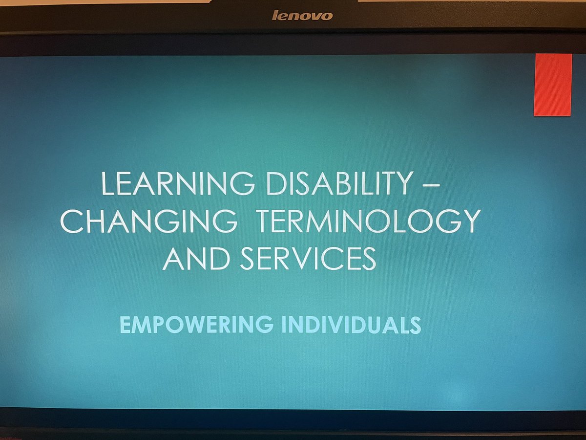 Very interesting, thought provoking session today titled ‘Learning Disability-Changing Terminology & Services’ Thank you 🙏 to colleagues and Disability Staff Network chair for delivering the session Catch the recording on the intranet! @WeAreLSCFT #DisabilityHistoryMonth23