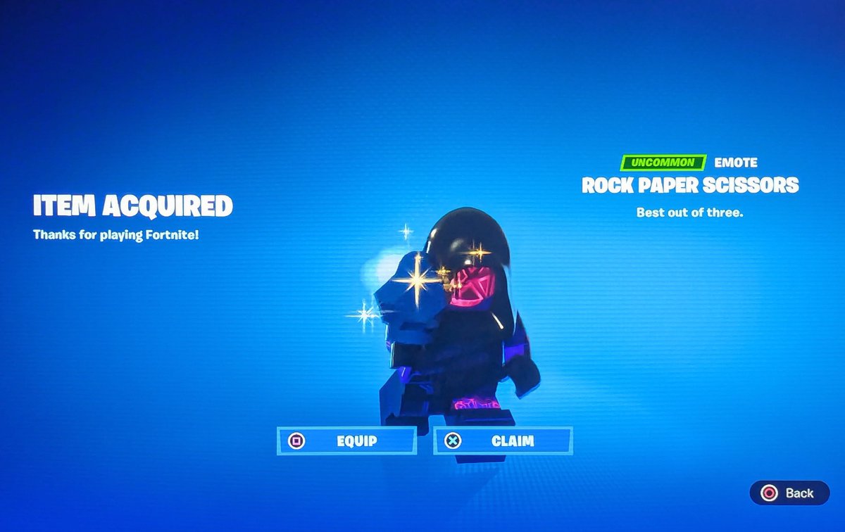 Wererat Jr's sick and staying home from school today, but he marked two emotes off his wish list using @Lewis_N420's SAC code THE420G -- Rock Paper Scissors and Dab are both back in the #Fortnite Item Shop and LEGOfied!
#The420GFam #LegitLewis
#FortniteUnderground #FortniteLEGO