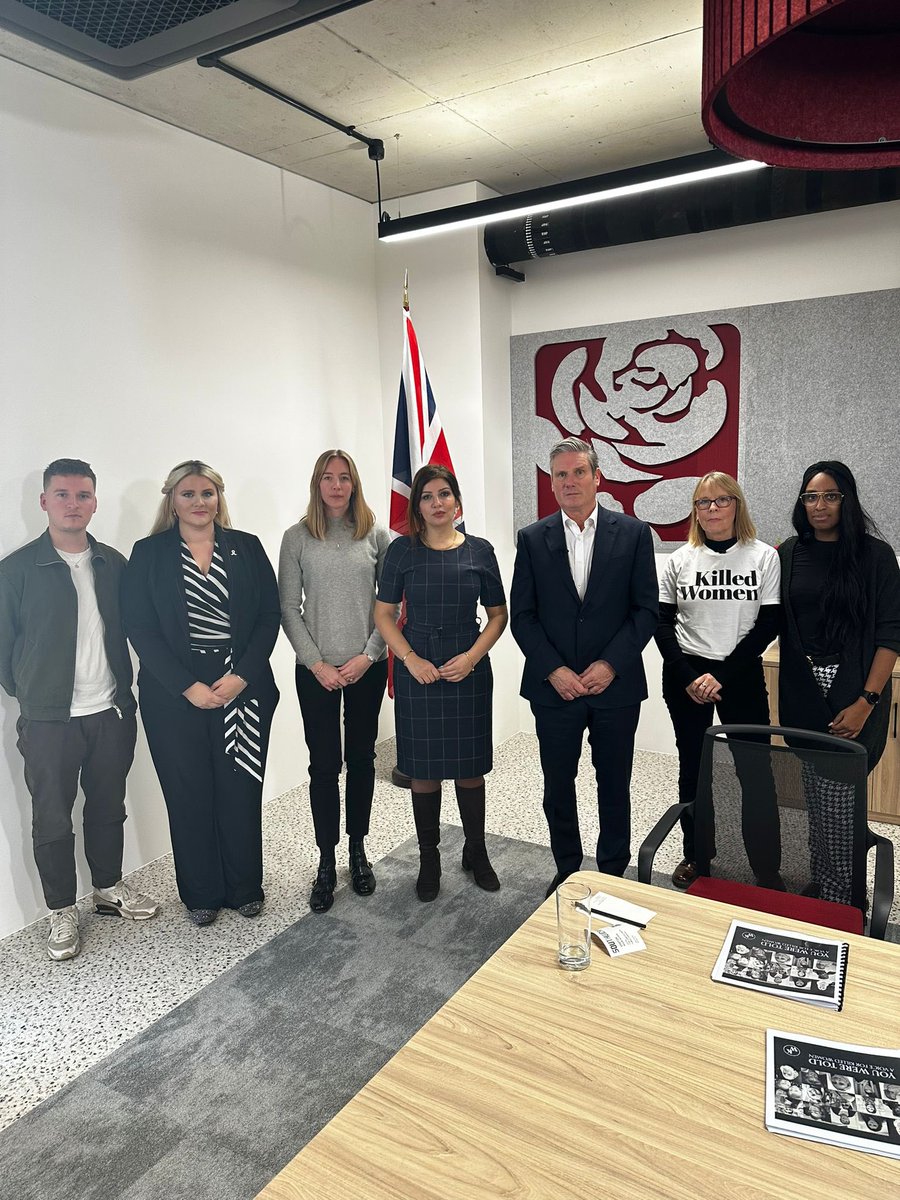 JDev63's tweet photo. Killed Women shared findings of our report ‘You were told’ with Keir Starmer. He listened intently and said things hadn’t changed for over a decade. Read the report and send to your MP.  @KilledWomennw TIME FOR ACTION! @jessphillips @AlexChalkChelt https://t.co/FKQF11fq7i