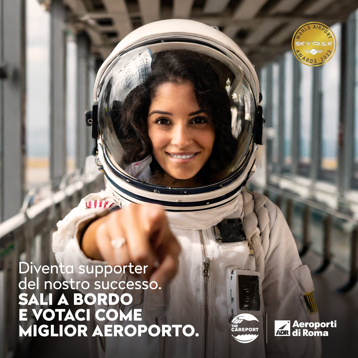 Un bel viaggio comincia in #aeroporto e noi siamo sempre al tuo fianco per assicurarti la migliore esperienza. Sali a bordo e votaci come miglior aeroporto sul sito Skytrax 👉 worldairportsurvey.com/surveys/airpor…