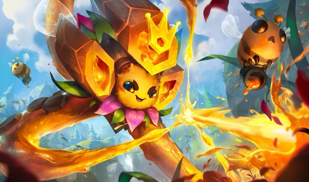 Giving away 15 Bee'Koz skin codes, available for all servers 🐝

Winners receive:
- Vel'Koz
- Bee'Koz skin + emerald chroma

To enter:
✅ Follow
✅ Retweet + Like
✅ Comment your region

Results drawn on Monday, December 11