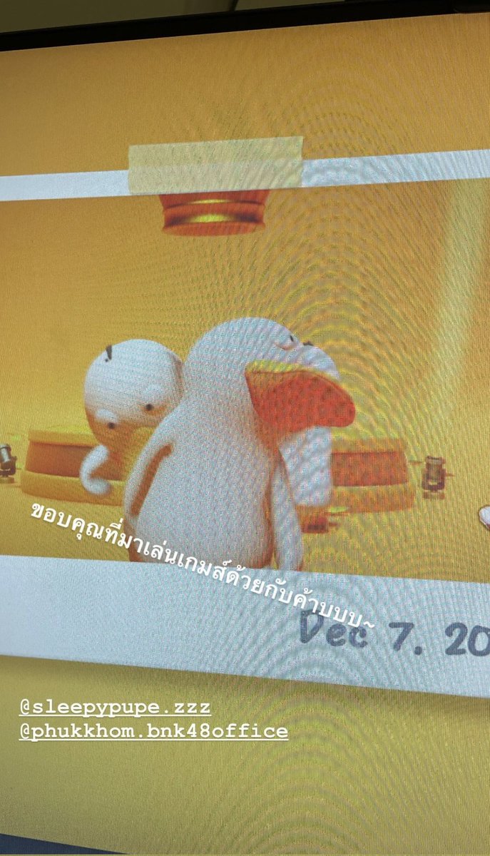 HiRattyProject's tweet photo. [ 📱🐈 ] – IG STORY : ratah.bnk48official 

ขอบคุณที่มาเล่นเกมส์ด้วยกันค้าบบบ~
#PUPÉJiradapa #PhukkhomBNK48

#RatahBNK48 
#แมวส้มของรตา
#BNK48 https://t.co/DD4edtzHqR