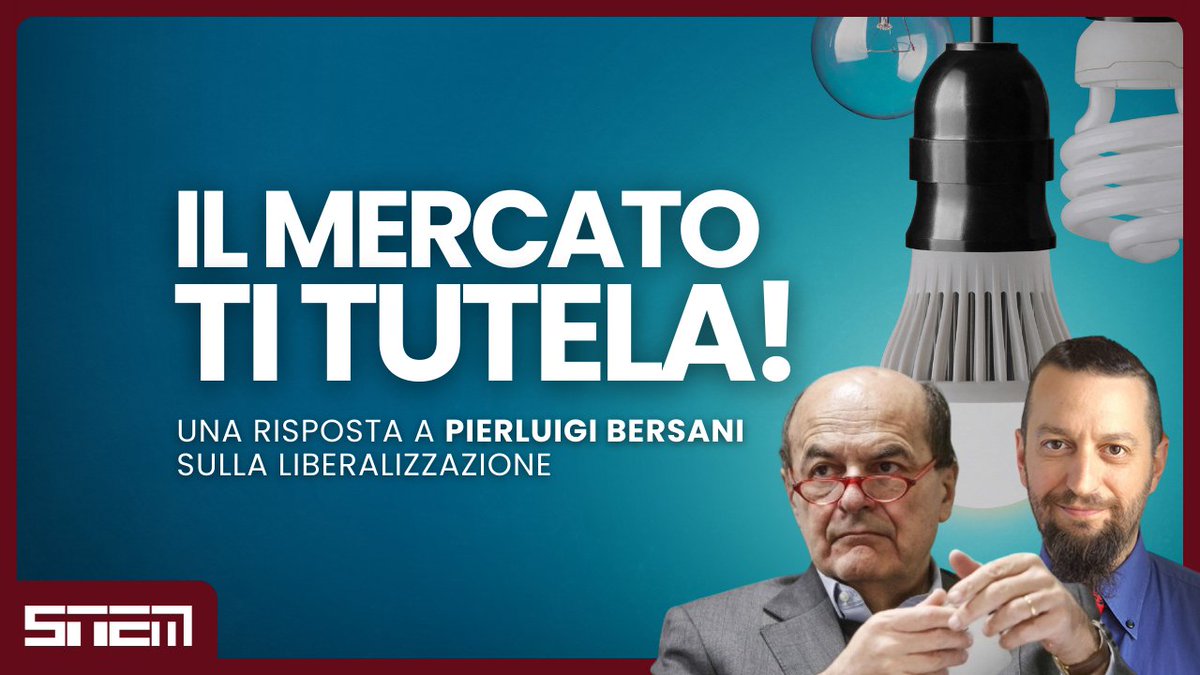 In questa puntata di Pubblica Utilità, <a href="/CarloStagnaro/">Carlo Stagnaro 🏴󠁧󠁢󠁥󠁮󠁧󠁿🇺🇦</a> analizza i mercati  dell’energia elettrica e del gas, rispondendo a <a href="/pbersani/">Pier Luigi Bersani</a> il quale, in conferenza stampa, chiede il motivo per cui consumatori non sono più liberi di scegliere il contratto da sottoscrivere.