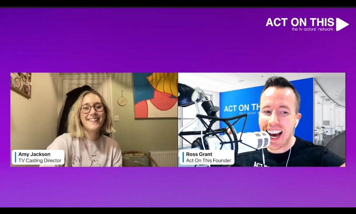 Really enjoyed catching up with this webinar ! With @rossagrant @ActOnThisTV Casting Director @AmyJacksoncast ... I am certainly taking on board the very helpful information! Definitely also using the last weeks of 23 when poss to set my goals for 2024 ! Thank you ! 🤗🙌