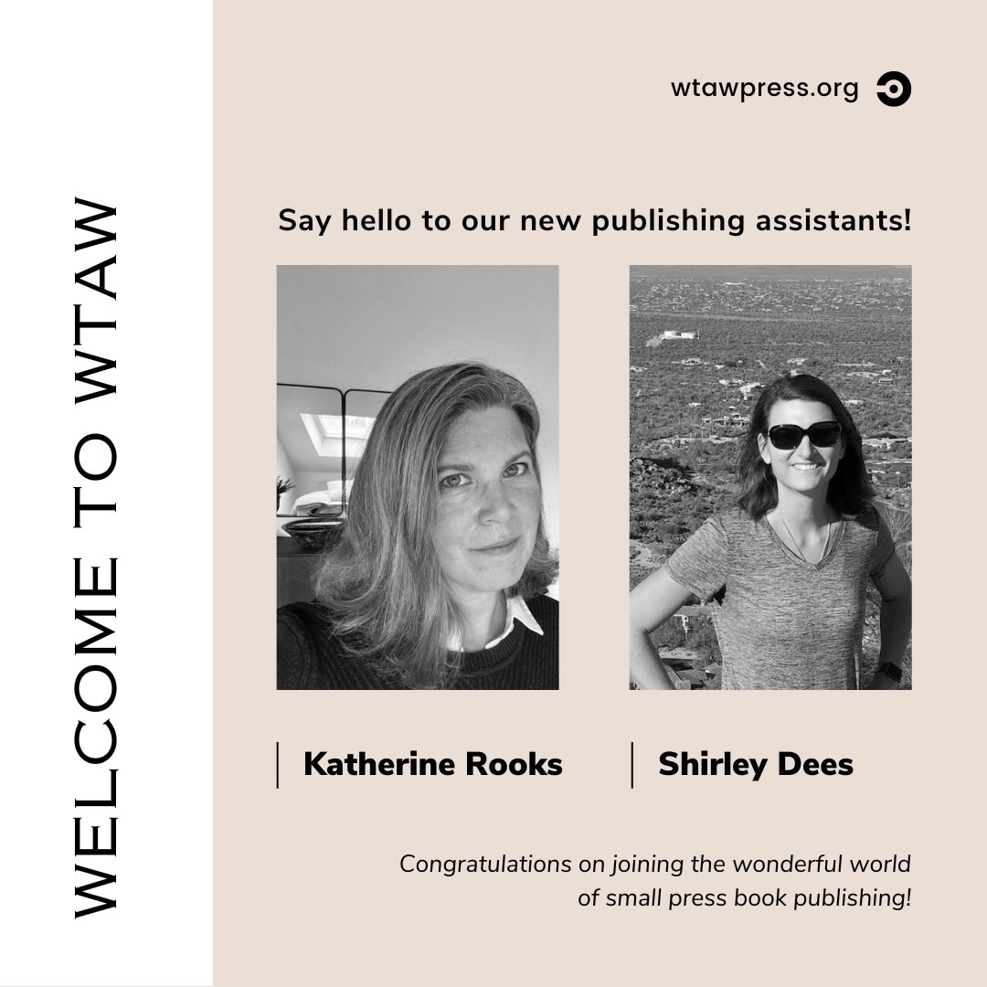 WTAW is excited to introduce two new members to the team, publishing assistants <a href="/Ottelia/">Katherine R</a> and @sasco2010. We're thrilled to have Katherine and Shirley on board as we expand our book publishing programs. Find them on social media and say hello! Learn more at mailchi.mp/wtawpress.org/…