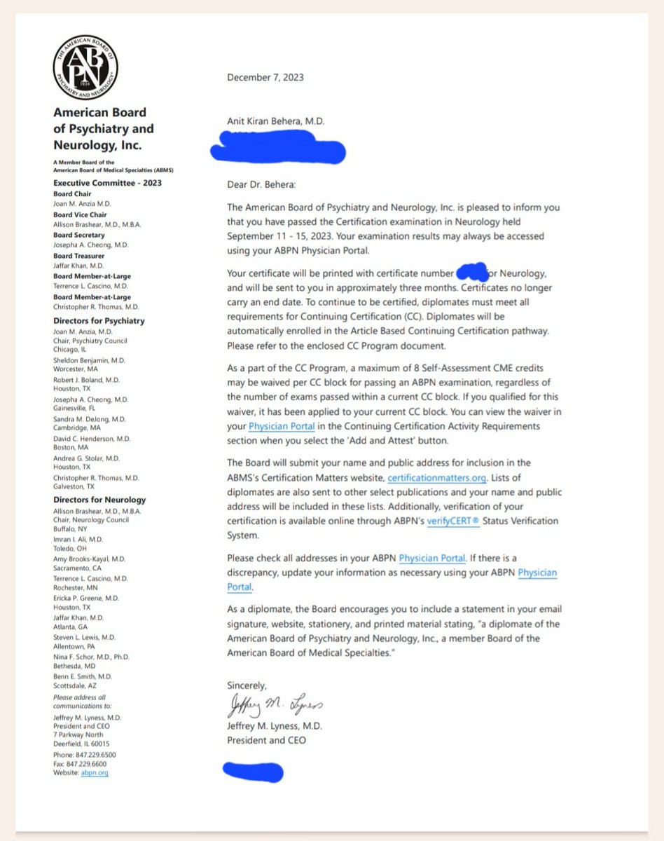 It's official!!! I AM A BOARD-CERTIFIED NEUROLOGIST 🥳🥳🥳