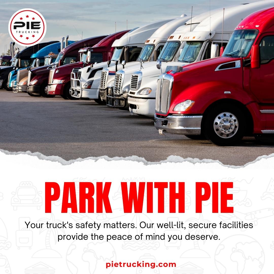 Pie Trucking offers hassle-free parking services! 🚚 Secure, convenient, and affordable parking solutions for all types of trucks. 
🔷
🔷Join us: pietrucking.com 🔷
🔷

#TruckParking #EasyParking #PieTruckingServices #SecureParking #ConvenientSpaces