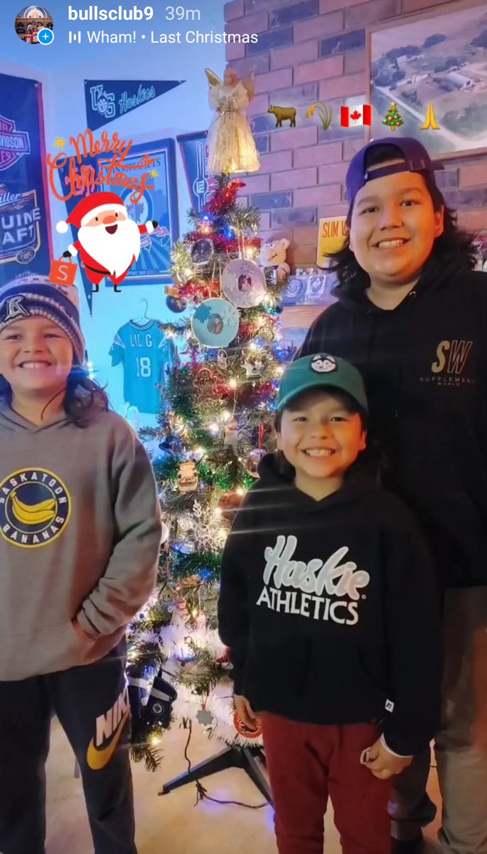 Our #ChristmasTree is up 🎄 #SportingChristmas @TheStarPhoenix #SportIsLife 🙌 🏒 ⚾ 🏈 🥊 💪 It was a #joyous  and #festive occasion #ferda ♥️ #Family #BullsClub 🐂 #Saskatoon 🌾 🇨🇦 #SaskStrong 🧑‍🌾 #MerryChristmas 🎅 #SeasonsGreetings #ChristIsLord 🙏 #KingOfKings 👑 🛐