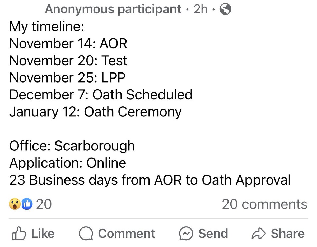sarahworld27245's tweet photo. 23 days from AOR to Oath😯
Understand every application is different BUT how about who passed test, security & criminal almost a year ago but no update since then?@ChrisFox8888 @MarcMillerVM #FairQueueIRCC #RespectQueueIRCC @iamIqraKhalid @BardishKW @rubysahotalib @CitImmCanada https://t.co/ktMbH5sULz