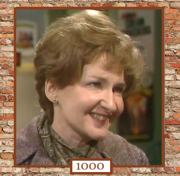 Corriepedia's tweet photo. Eileen Derbyshire reached 1,000 episodes in the role of Emily Bishop on 24th July 1978 and was the seventh actor to achieve the milestone #Corrie #LongServing https://t.co/NjvNdLXe1V