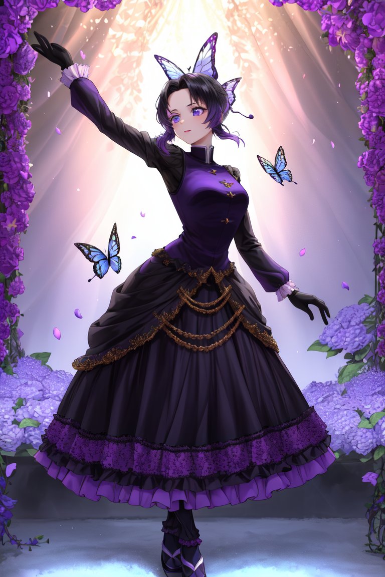 胡蝶しのぶ/Shinobu Dress Version🦋 #鬼滅の刃 #AIart