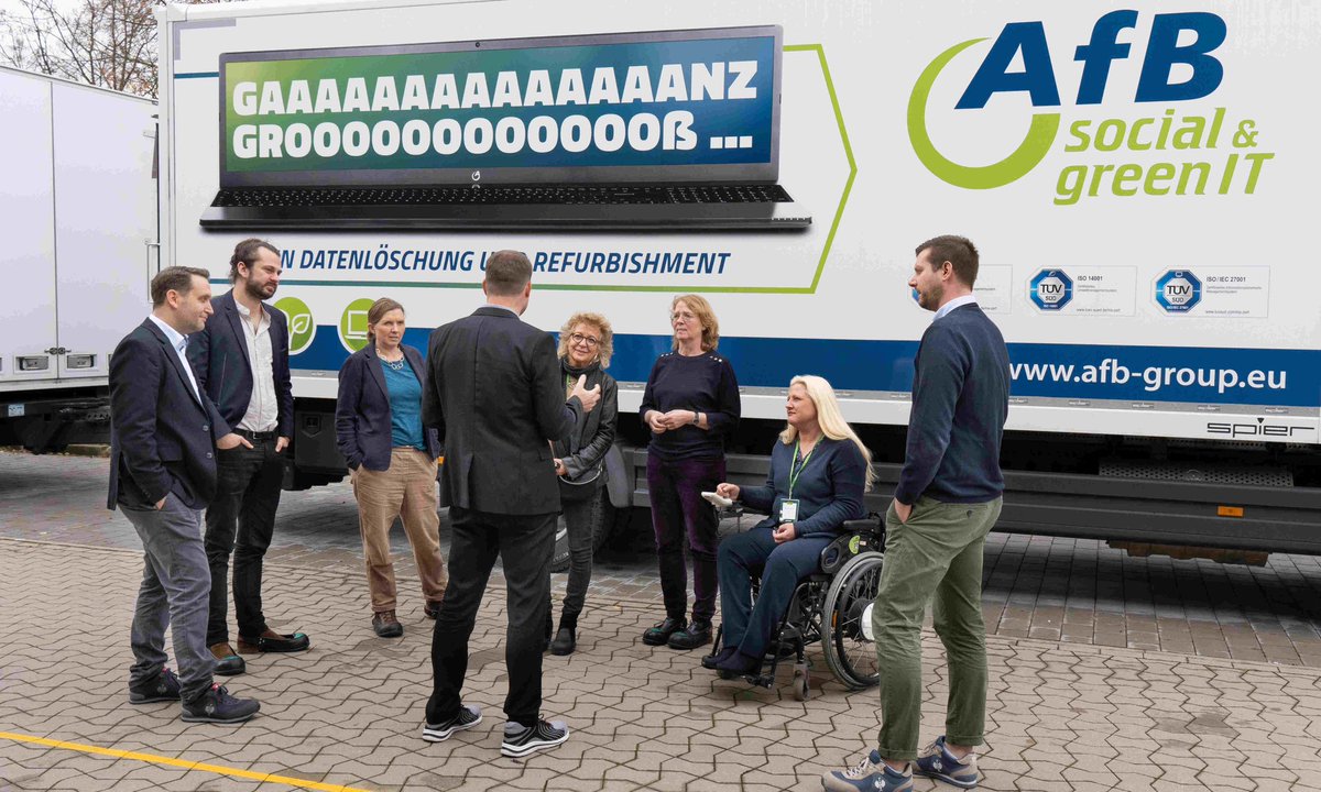 GrueneBeate's tweet photo. Das Unternehmen @AfB_Deutschland ist nachhaltig + ein tolles Beispiel, wofür wir grüne Sozialpolitiker:innen uns Tag für Tag auf politischer Ebene einsetzen - für eine #inklusive Arbeitswelt, die für alle Menschen Platz hat und zwar mit #Wertschätzung, Anerkennung und Respekt. https://t.co/BG6VWwB72D