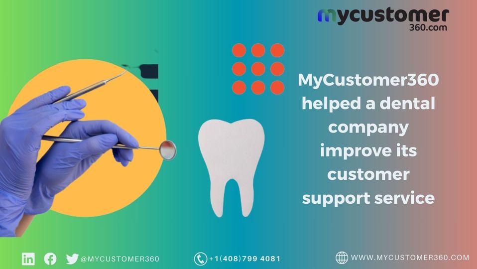 MyCustomer360 helped a dental company improve its customer support service and find new sales opportunities.  Learn how outsourcing customer support can help your business too!
mycustomer360.com/a-dental-compa…...
#reMarkableSuccessStory
#SuccessStory
#MyCustomer360